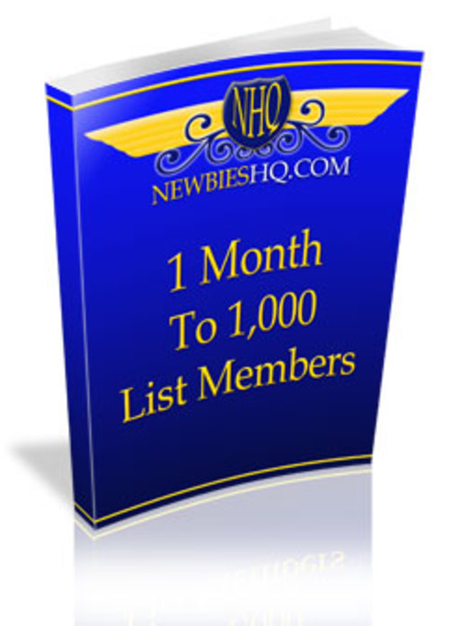 Product picture 1 Month To 1,000 List Members